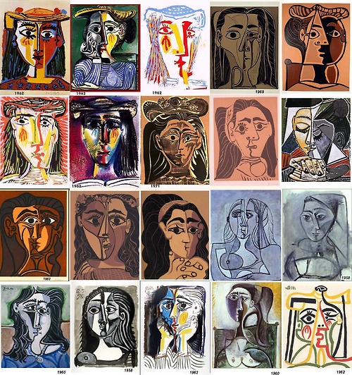 faces by picasso