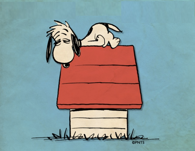 snoopy on Monday Morning