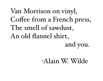 poem,Alain W. Wilde