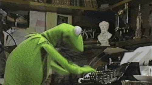 kermit-gif-funny-typing-working