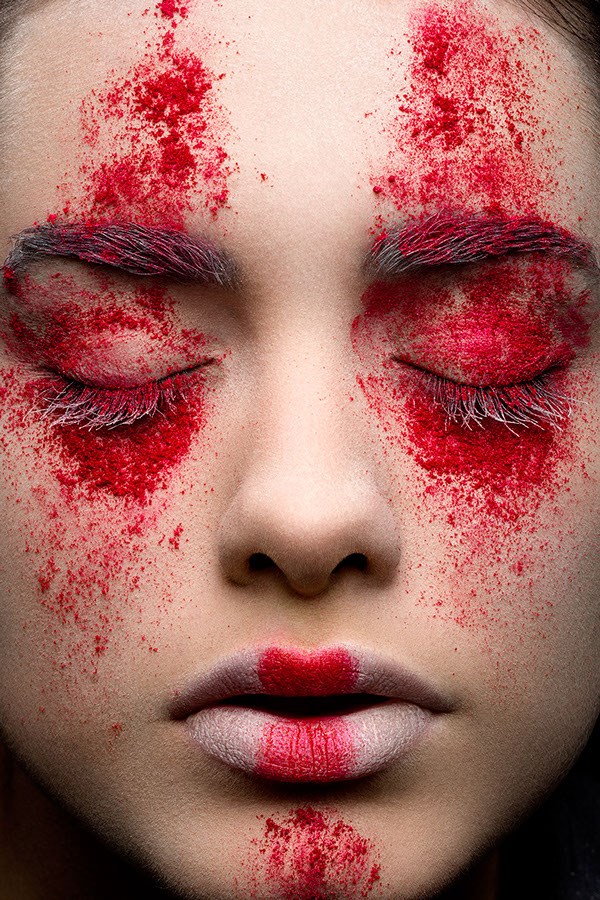 face-paint-powder-red